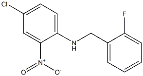 4-chloro-N-[(2-fluorophenyl)methyl]-2-nitroaniline Structure