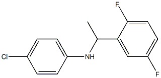 4-chloro-N-[1-(2,5-difluorophenyl)ethyl]aniline 구조식 이미지