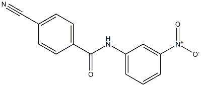 4-cyano-N-(3-nitrophenyl)benzamide 구조식 이미지