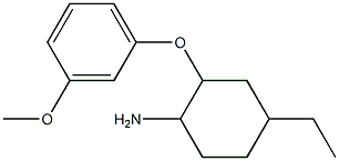 4-ethyl-2-(3-methoxyphenoxy)cyclohexanamine 구조식 이미지