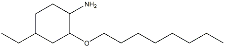 4-ethyl-2-(octyloxy)cyclohexan-1-amine 구조식 이미지