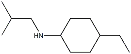 4-ethyl-N-(2-methylpropyl)cyclohexan-1-amine 구조식 이미지