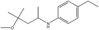 4-ethyl-N-(4-methoxy-4-methylpentan-2-yl)aniline 구조식 이미지