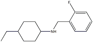 4-ethyl-N-[(2-fluorophenyl)methyl]cyclohexan-1-amine 구조식 이미지