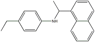 4-ethyl-N-[1-(naphthalen-1-yl)ethyl]aniline Structure