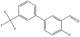 4-fluoro-3'-(trifluoromethyl)-1,1'-biphenyl-3-carbaldehyde Structure