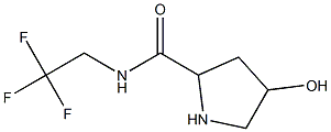 4-hydroxy-N-(2,2,2-trifluoroethyl)pyrrolidine-2-carboxamide Structure