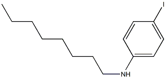 4-iodo-N-octylaniline 구조식 이미지