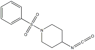 4-isocyanato-1-(phenylsulfonyl)piperidine Structure