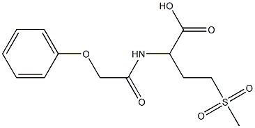 4-methanesulfonyl-2-(2-phenoxyacetamido)butanoic acid 구조식 이미지