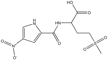 4-methanesulfonyl-2-[(4-nitro-1H-pyrrol-2-yl)formamido]butanoic acid 구조식 이미지