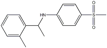 4-methanesulfonyl-N-[1-(2-methylphenyl)ethyl]aniline 구조식 이미지