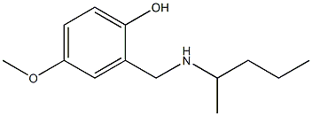 4-methoxy-2-[(pentan-2-ylamino)methyl]phenol 구조식 이미지