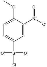 4-methoxy-3-nitrobenzene-1-sulfonyl chloride 구조식 이미지