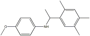 4-methoxy-N-[1-(2,4,5-trimethylphenyl)ethyl]aniline 구조식 이미지