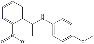 4-methoxy-N-[1-(2-nitrophenyl)ethyl]aniline 구조식 이미지