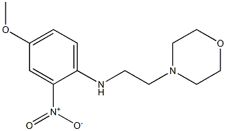 4-methoxy-N-[2-(morpholin-4-yl)ethyl]-2-nitroaniline 구조식 이미지