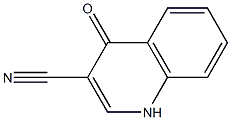 4-oxo-1,4-dihydroquinoline-3-carbonitrile 구조식 이미지