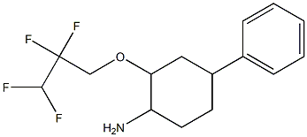 4-phenyl-2-(2,2,3,3-tetrafluoropropoxy)cyclohexan-1-amine 구조식 이미지