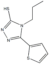 4-propyl-5-(thiophen-2-yl)-4H-1,2,4-triazole-3-thiol 구조식 이미지