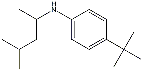 4-tert-butyl-N-(4-methylpentan-2-yl)aniline Structure