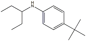 4-tert-butyl-N-(pentan-3-yl)aniline Structure
