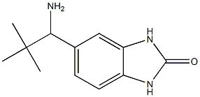 5-(1-amino-2,2-dimethylpropyl)-2,3-dihydro-1H-1,3-benzodiazol-2-one 구조식 이미지