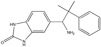 5-(1-amino-2-methyl-2-phenylpropyl)-2,3-dihydro-1H-1,3-benzodiazol-2-one 구조식 이미지