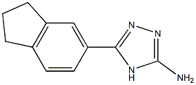 5-(2,3-dihydro-1H-inden-5-yl)-4H-1,2,4-triazol-3-amine Structure