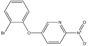 5-(2-bromophenoxy)-2-nitropyridine 구조식 이미지