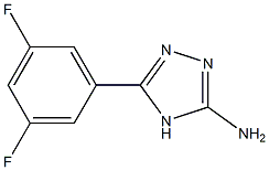 5-(3,5-difluorophenyl)-4H-1,2,4-triazol-3-amine Structure