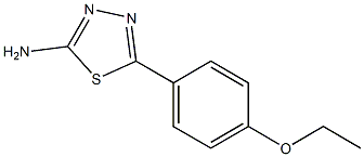 5-(4-ethoxyphenyl)-1,3,4-thiadiazol-2-amine 구조식 이미지