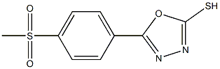 5-(4-methanesulfonylphenyl)-1,3,4-oxadiazole-2-thiol Structure