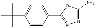 5-(4-tert-butylphenyl)-1,3,4-oxadiazol-2-amine Structure