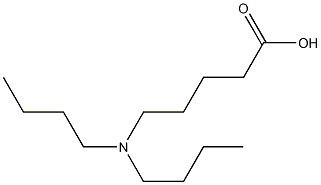 5-(dibutylamino)pentanoic acid 구조식 이미지