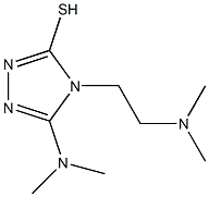 5-(dimethylamino)-4-[2-(dimethylamino)ethyl]-4H-1,2,4-triazole-3-thiol Structure
