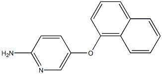 5-(naphthalen-1-yloxy)pyridin-2-amine Structure