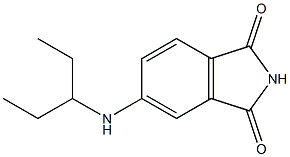 5-(pentan-3-ylamino)-2,3-dihydro-1H-isoindole-1,3-dione 구조식 이미지