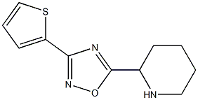 5-(piperidin-2-yl)-3-(thiophen-2-yl)-1,2,4-oxadiazole Structure