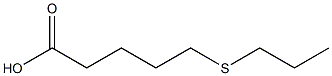 5-(propylsulfanyl)pentanoic acid Structure