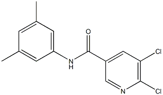 5,6-dichloro-N-(3,5-dimethylphenyl)pyridine-3-carboxamide 구조식 이미지