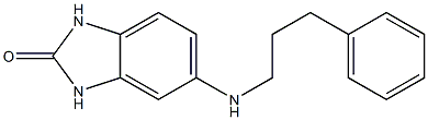 5-[(3-phenylpropyl)amino]-2,3-dihydro-1H-1,3-benzodiazol-2-one 구조식 이미지