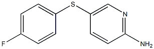 5-[(4-fluorophenyl)sulfanyl]pyridin-2-amine 구조식 이미지