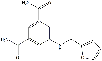 5-[(furan-2-ylmethyl)amino]benzene-1,3-dicarboxamide Structure