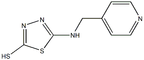 5-[(pyridin-4-ylmethyl)amino]-1,3,4-thiadiazole-2-thiol 구조식 이미지