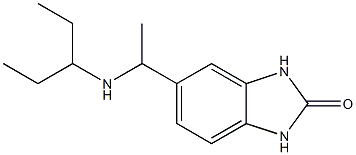 5-[1-(pentan-3-ylamino)ethyl]-2,3-dihydro-1H-1,3-benzodiazol-2-one 구조식 이미지