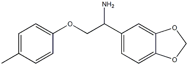 5-[1-amino-2-(4-methylphenoxy)ethyl]-2H-1,3-benzodioxole Structure