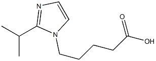 5-[2-(propan-2-yl)-1H-imidazol-1-yl]pentanoic acid 구조식 이미지