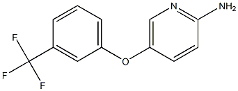 5-[3-(trifluoromethyl)phenoxy]pyridin-2-amine Structure