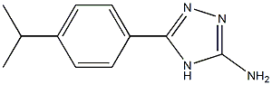 5-[4-(propan-2-yl)phenyl]-4H-1,2,4-triazol-3-amine Structure
